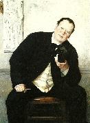 Ernst Josephson portrtt av godfrey renholm oil painting